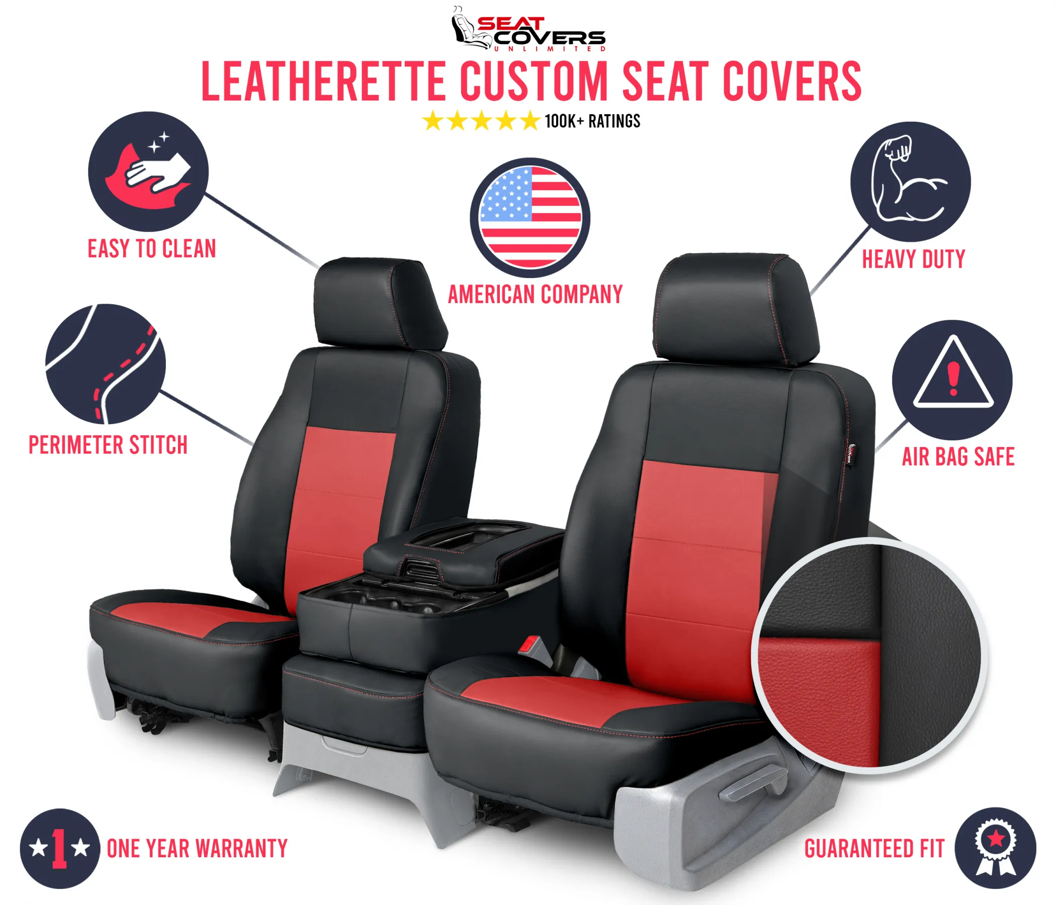 Leatherette Custom Seat Covers - Image 74