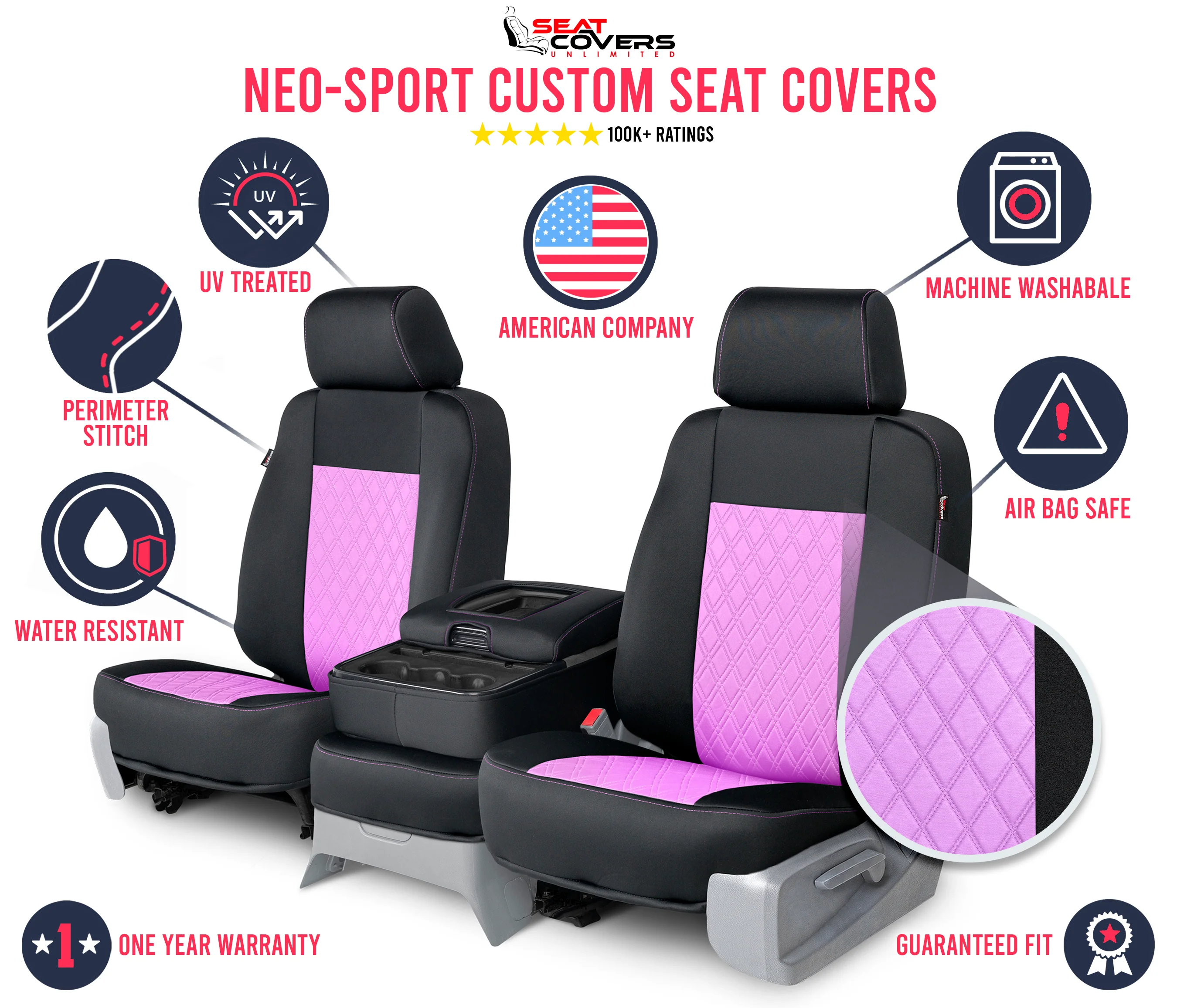 Neo-Sport - Quilted Custom Seat Covers - Image 106