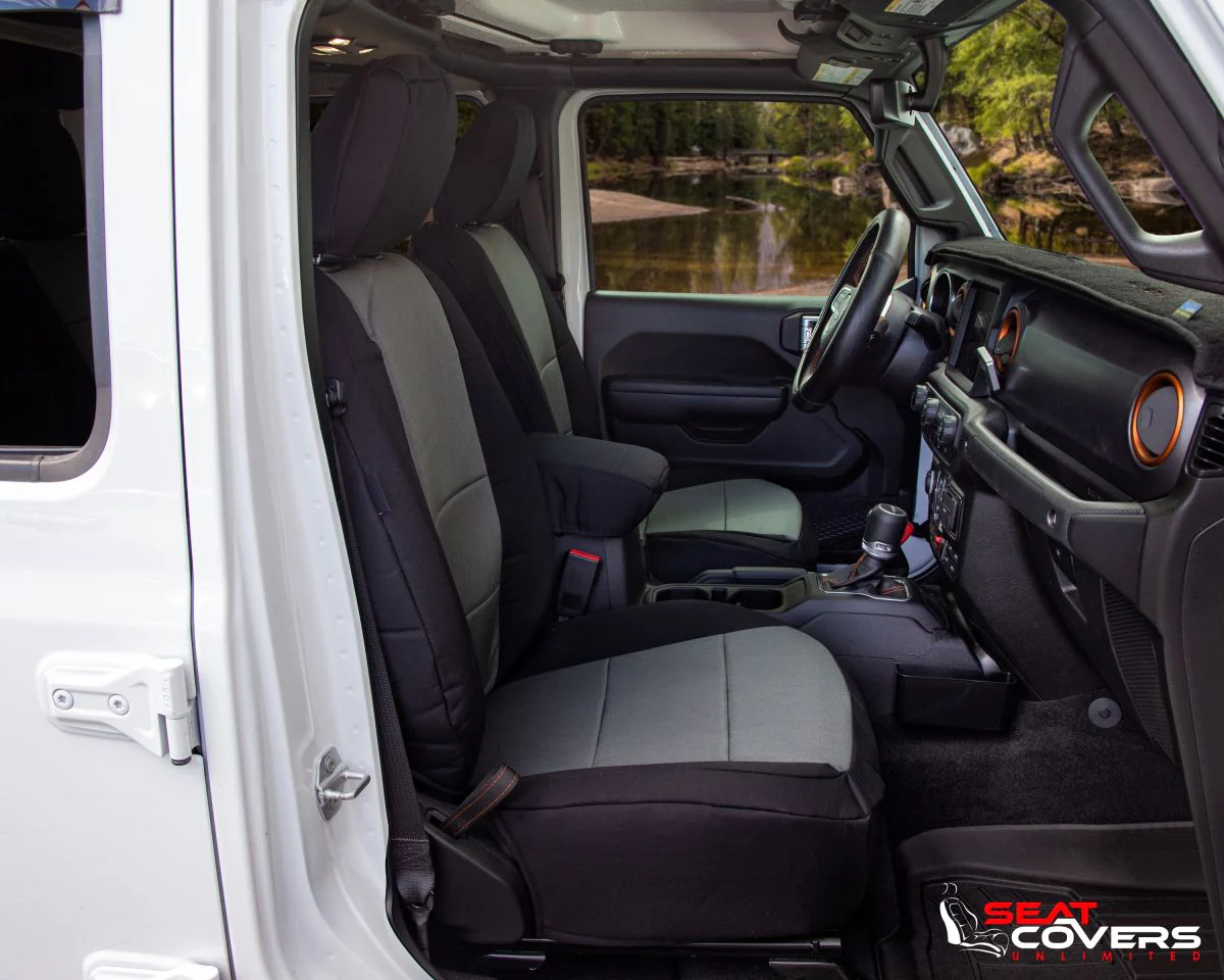 Two Tone Canvas Custom Seat Covers - Image 23